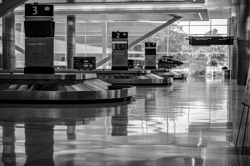 baggage area of an airport