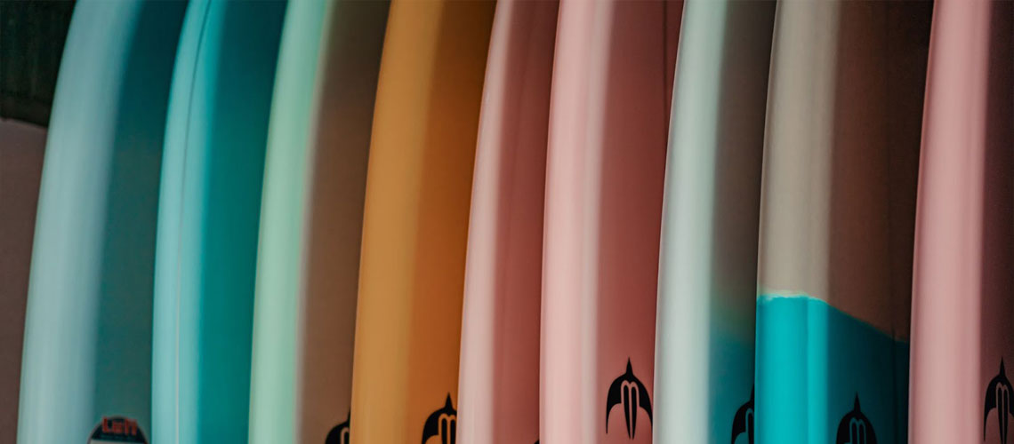 surfboard rails