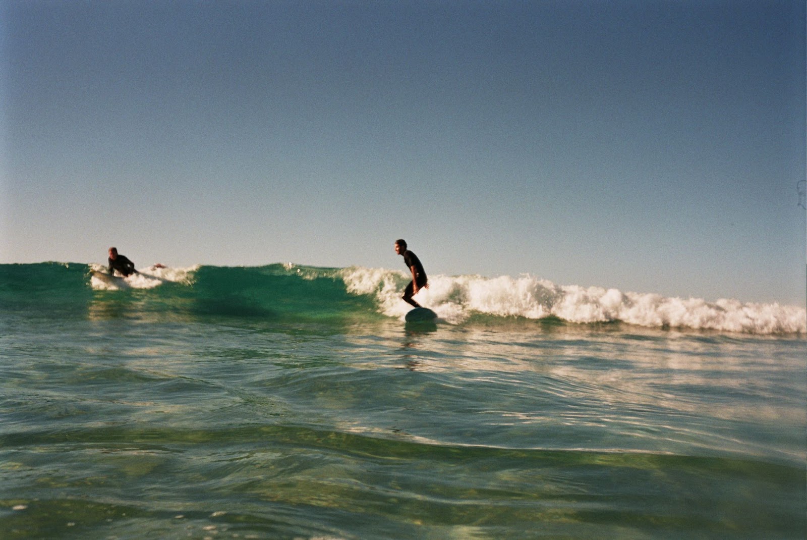 surfing flat