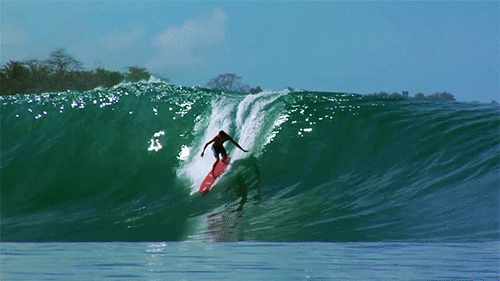 steep take off surfing