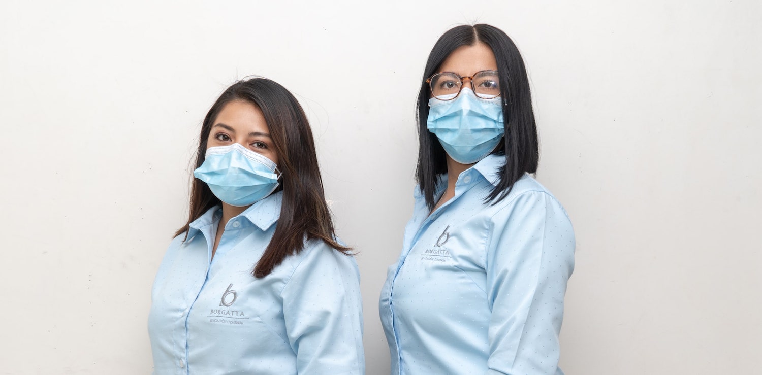 Mujeres del equipo Borgatta.