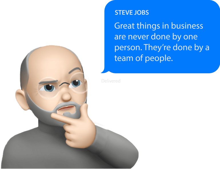 Steve Jobs Memoji Quote