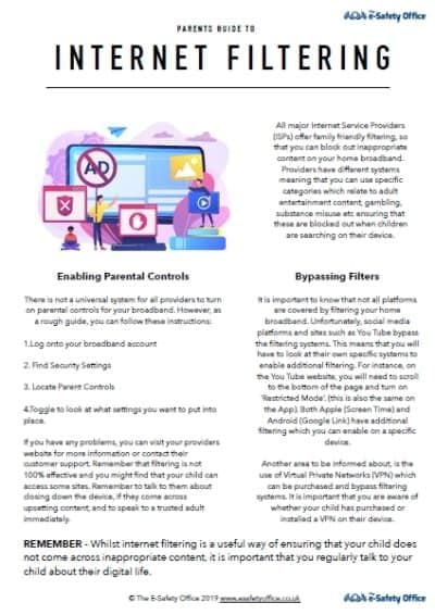 Internet Filtering