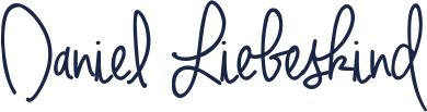 Daniel Liebeskind signature