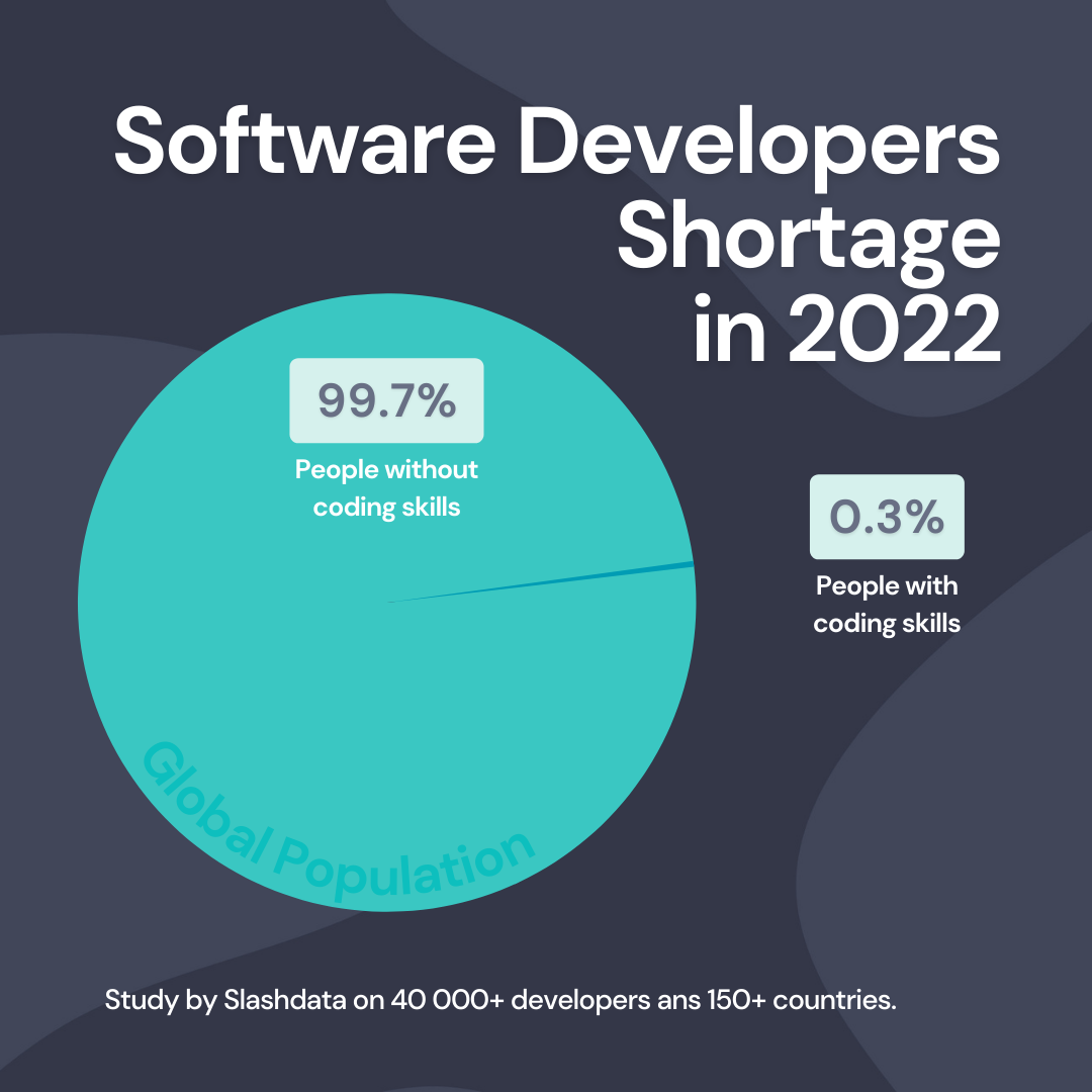 0,3% de la population seulement sait coder