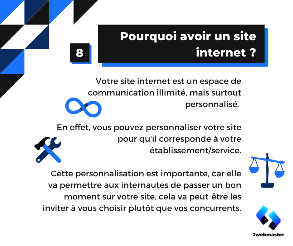 Pourquoi avoir un site intenret ? 8