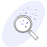 A magnifying glass.