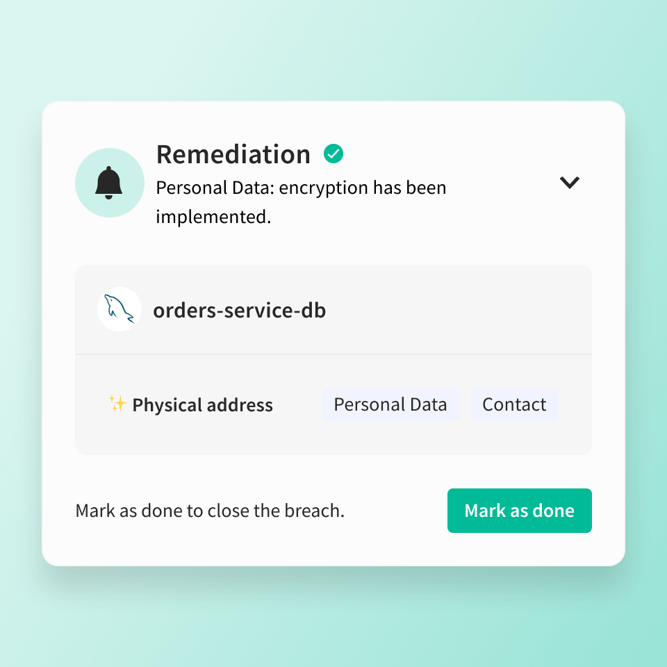 Bearer remediation workflow