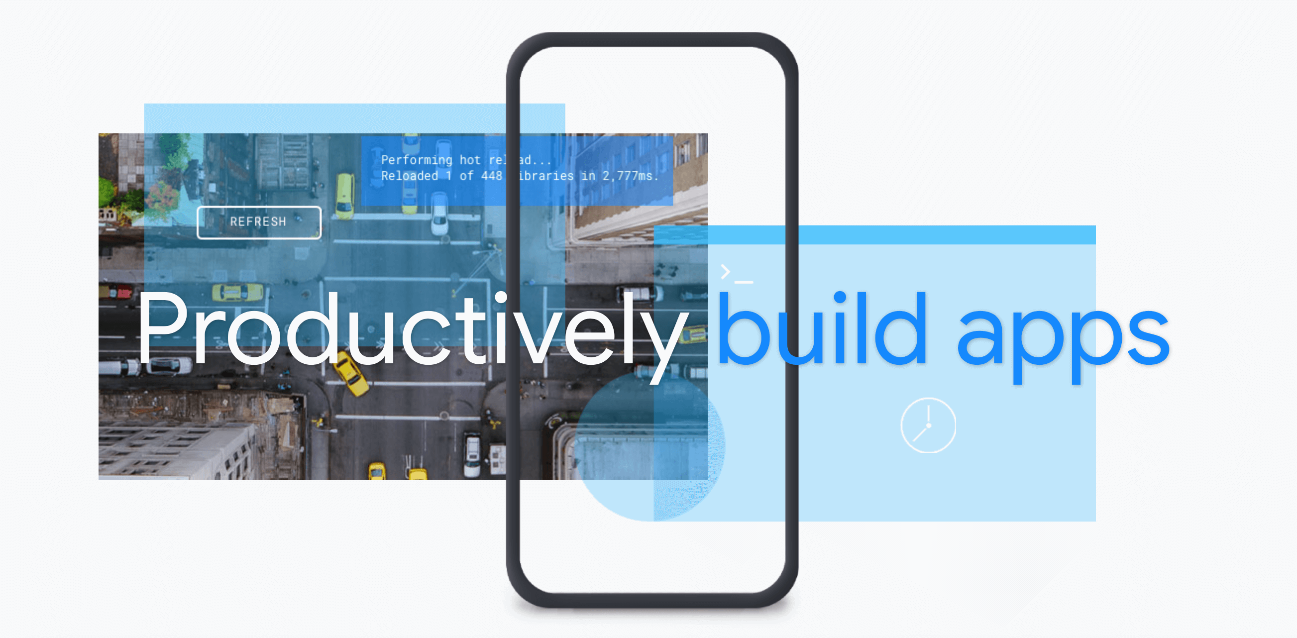 With Flutter you can Productively build apps