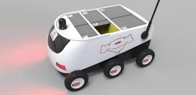 Image du robot livreur de JD.com