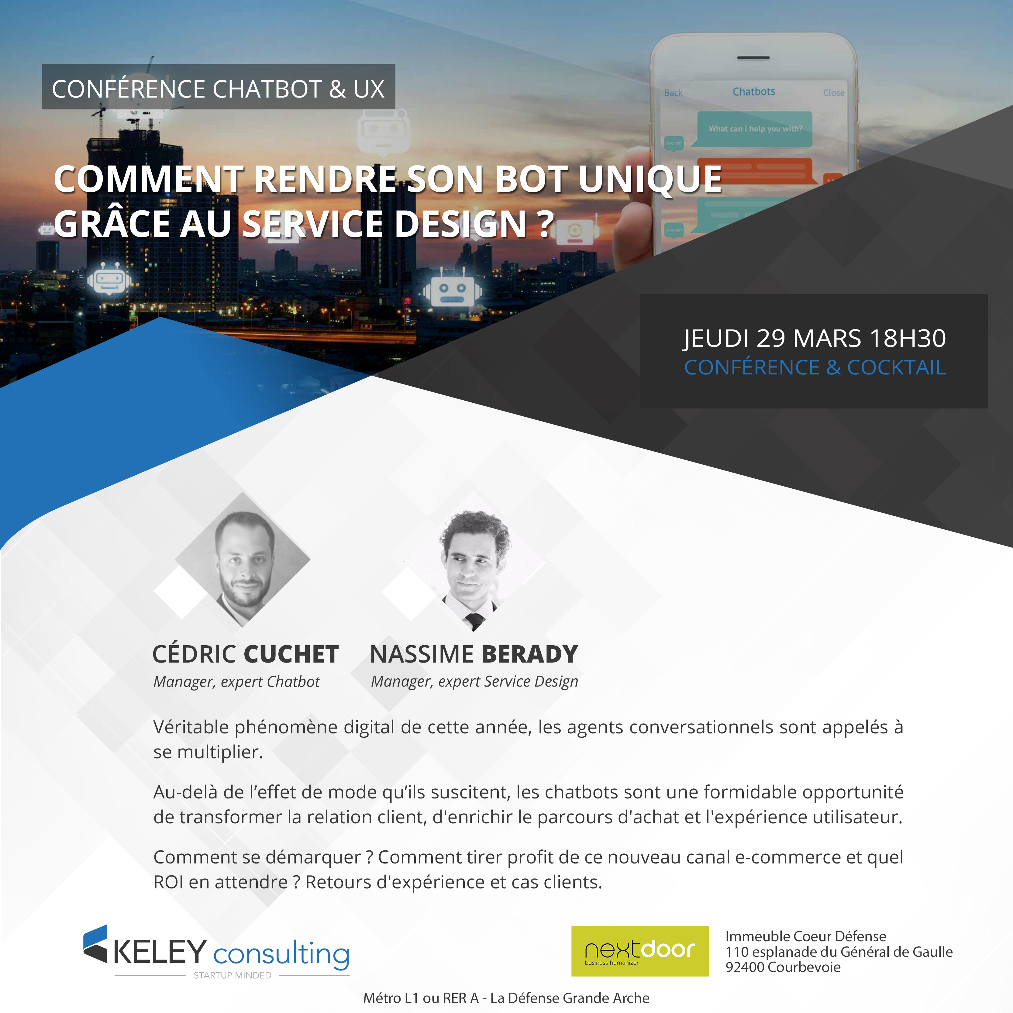 Chatbot : l'UX conversationnelle comme levier de conversion Conférence