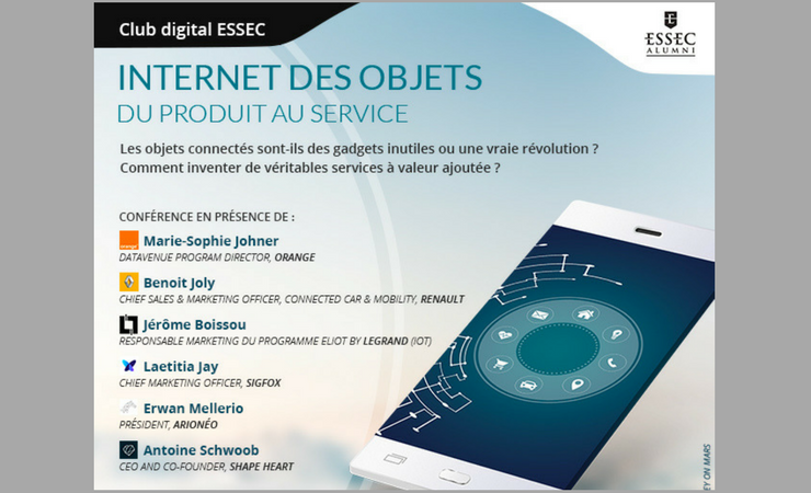 Conférence club ESSEC Digital : "IoT : du produit au service"