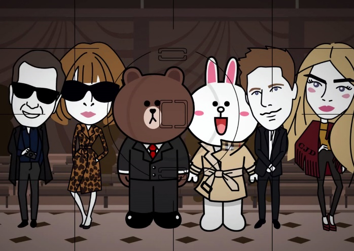 La collaboration de Burberry avec Line