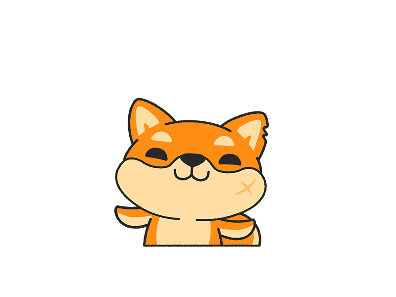 Lucky cat animé disant au revoir