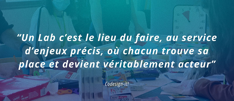 Citation sur la définition d'un Lab innovation