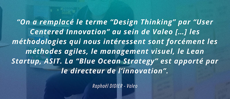 Citation sur les méthodes et objectifs des Lab Innovation