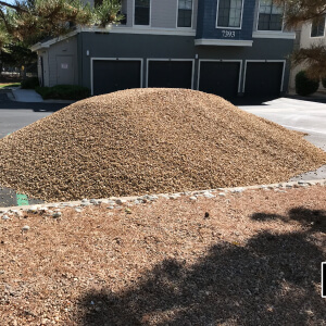 Decorative rock and ground cover from providence property maintenance landscaping commercial snow removal