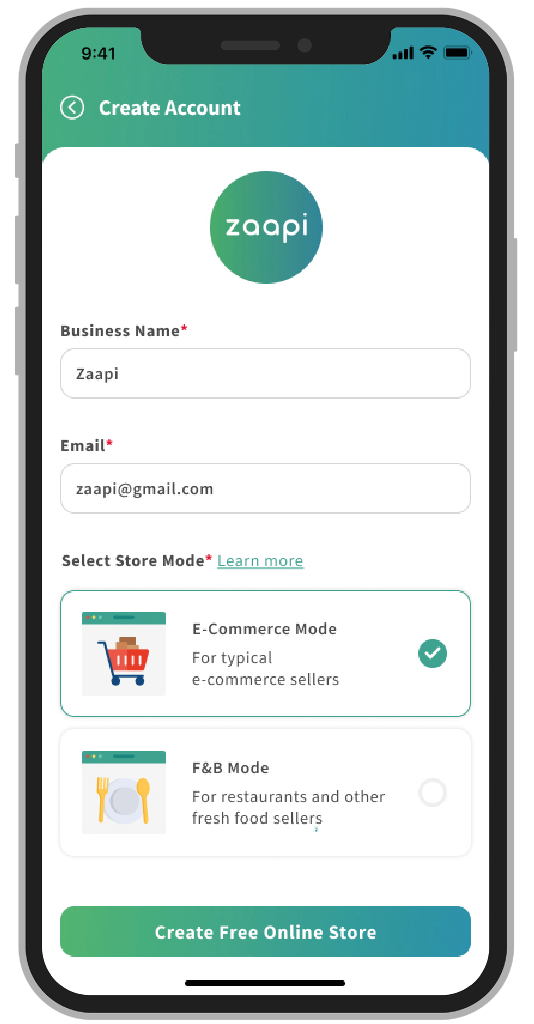 Select Store Mode