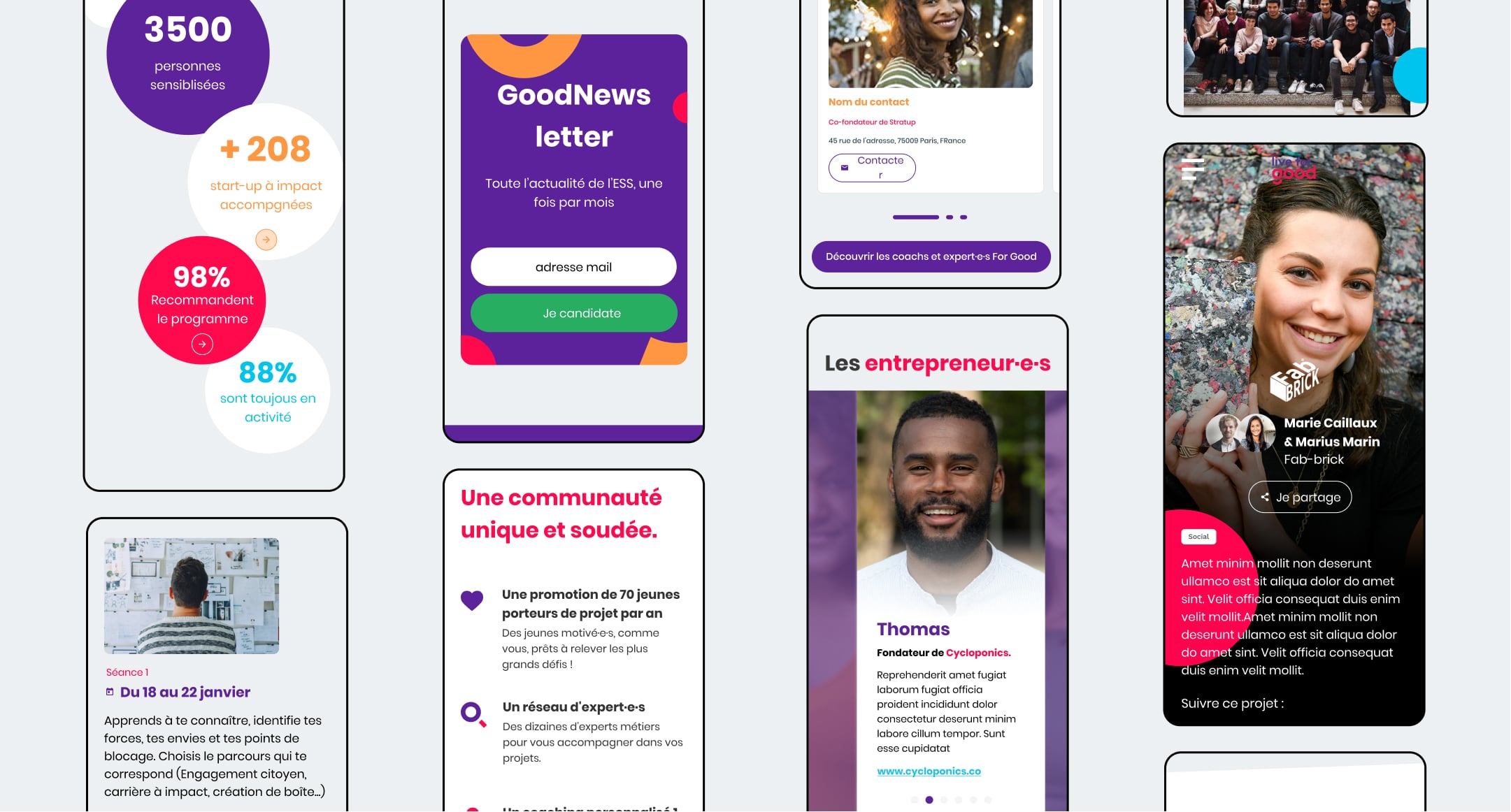 site internet Live for Good