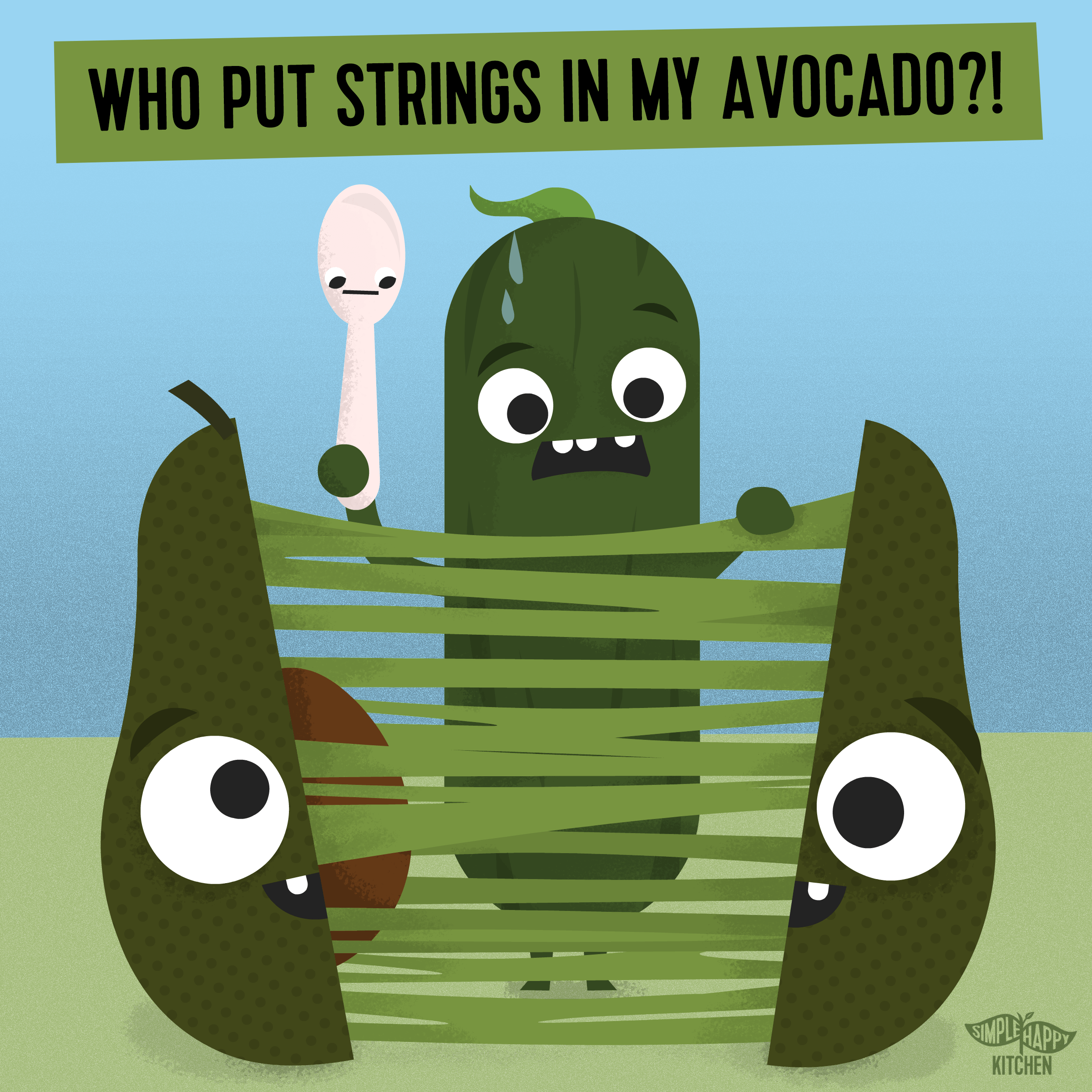 Who put strings in my avocado?! Simple Happy Kitchen