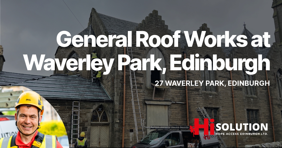 General Roof Works at Waverley Park, Edinburgh