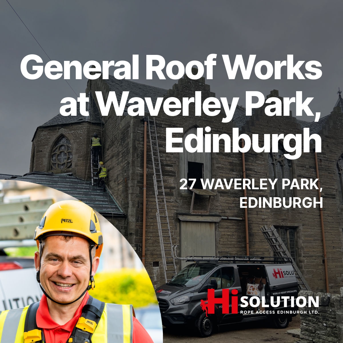 General Roof Works at Waverley Park, Edinburgh