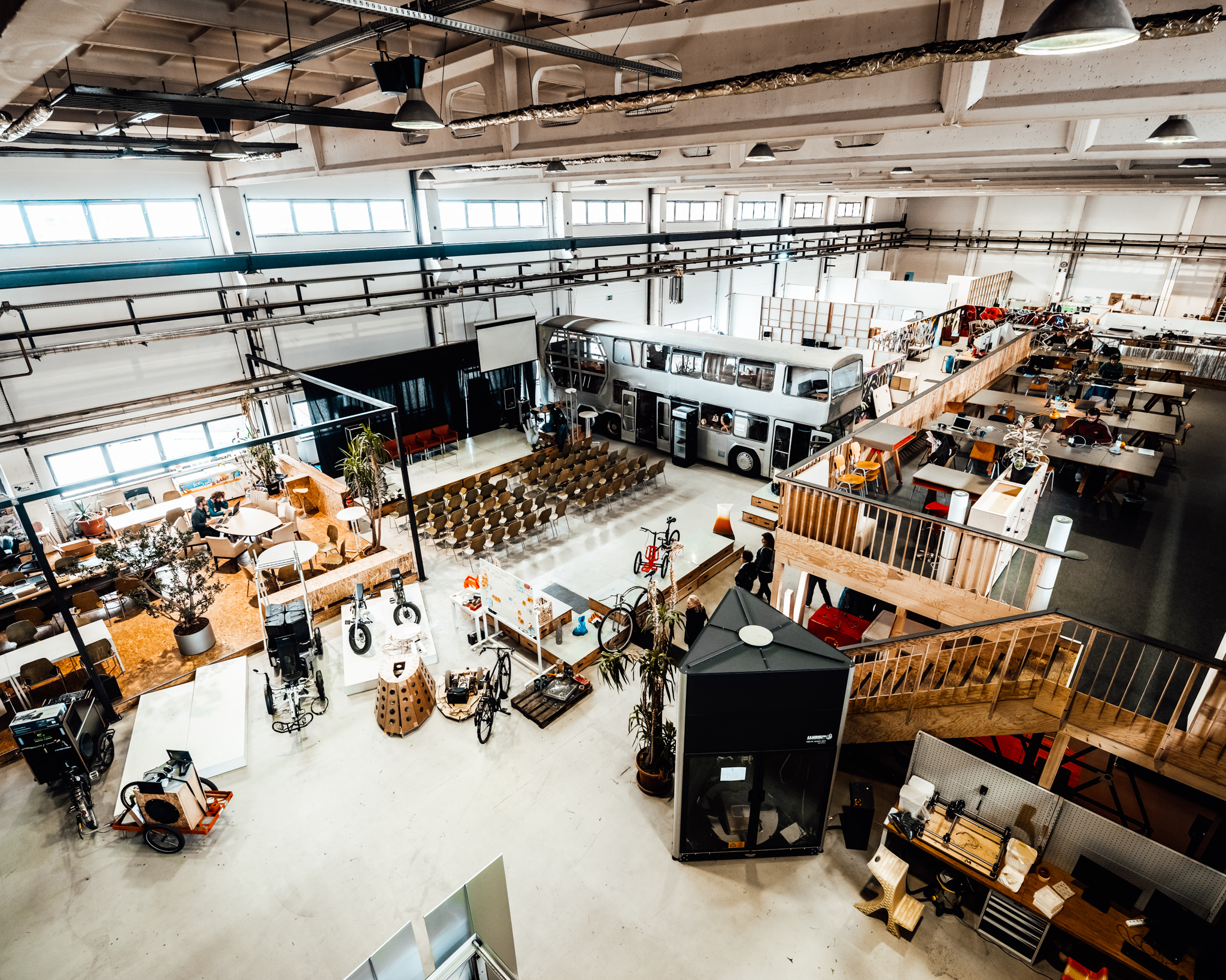 Motion Lab Berlin Coworking Space from Above