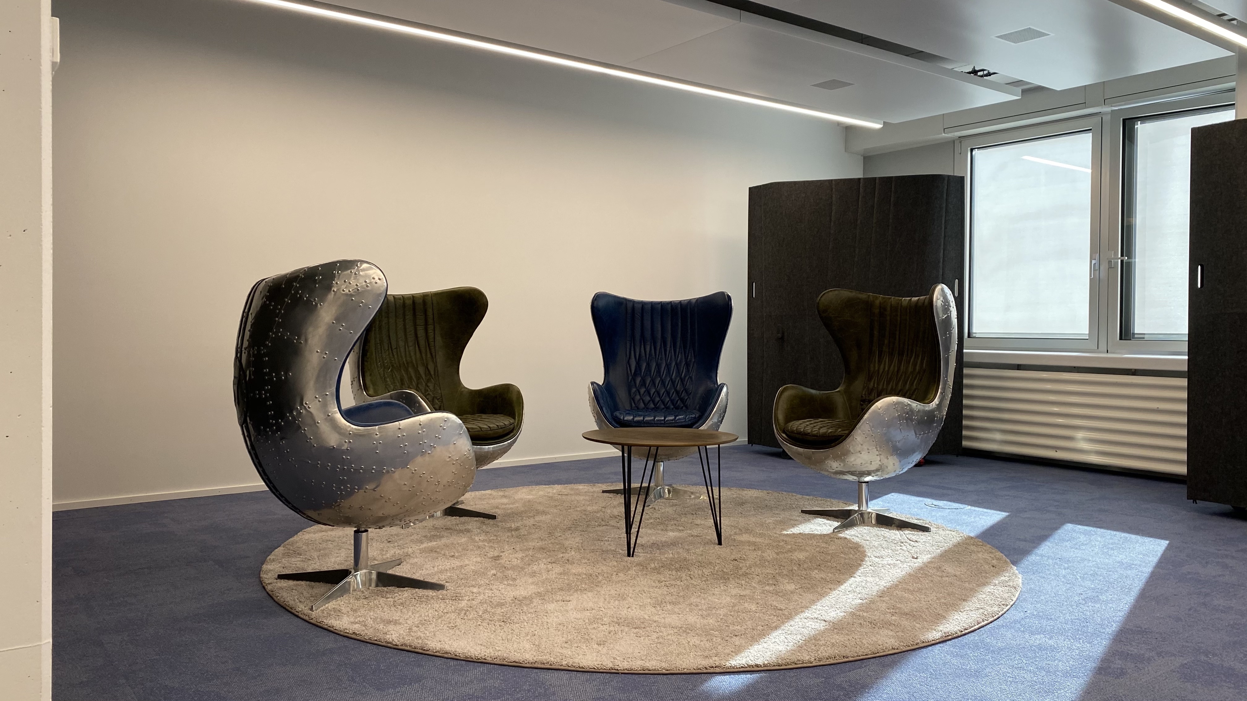 Broadcast lounge at Office LAB Zurich