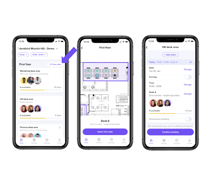 New Feature: Interactive Floor Plan