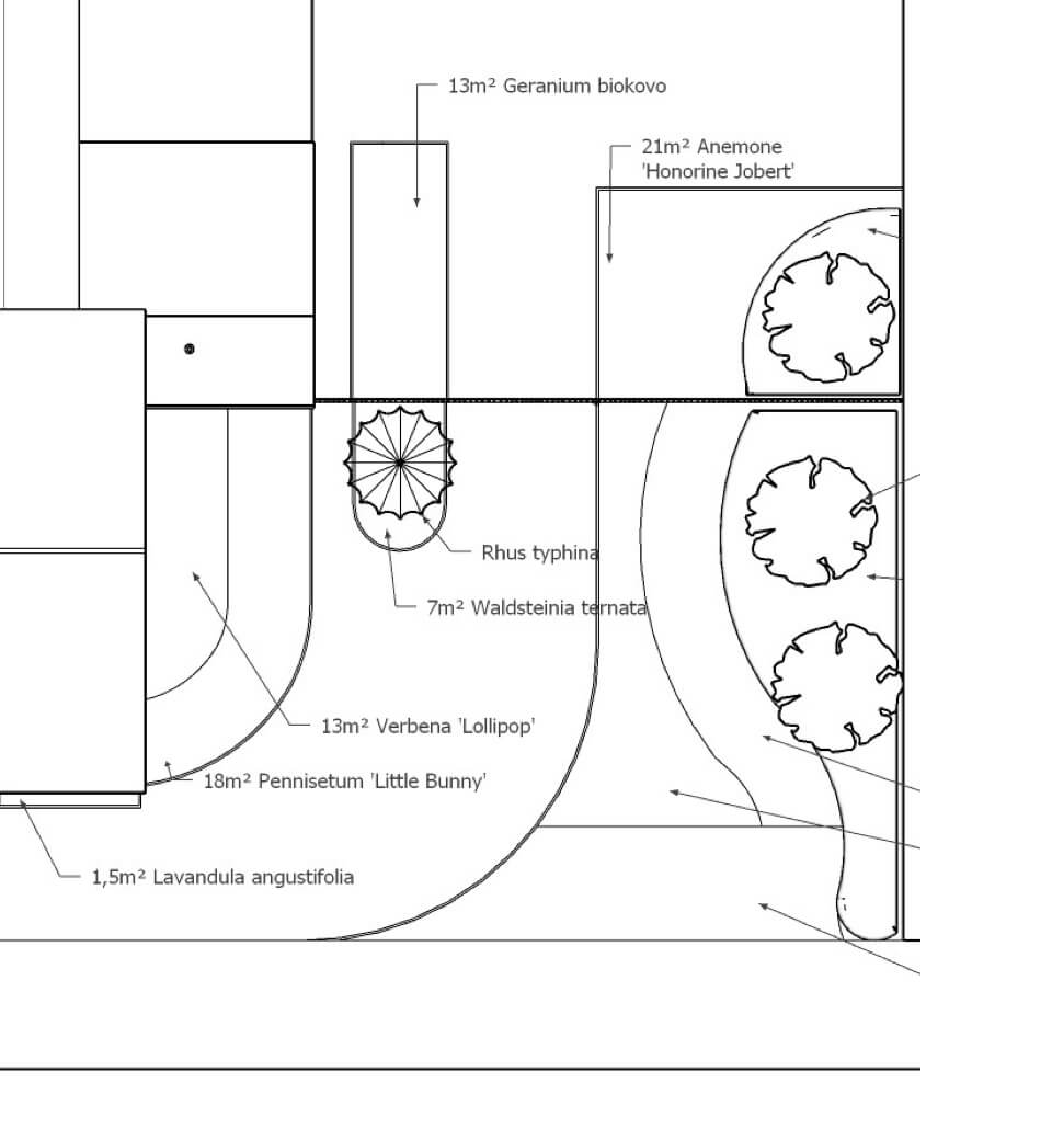 Een gedetailleerd tuinplan zorgt voor een perfecte uitvoering van de tuinwerken