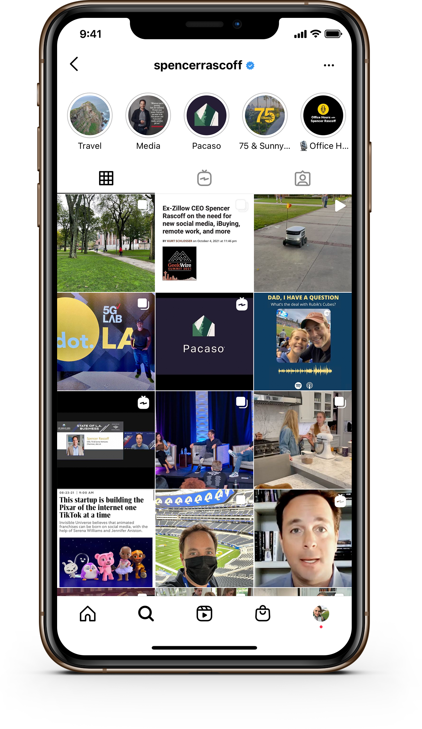 Spencer Rascoff instagram feed