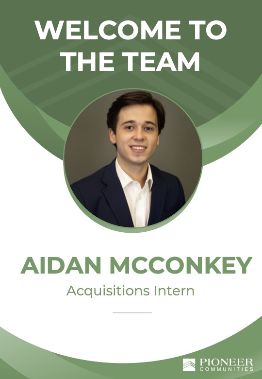 Pioneer Welcomes Aidan McConkey to the Team