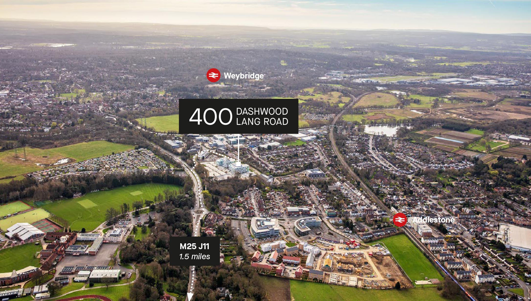 to 400 Dashwood Lang Road