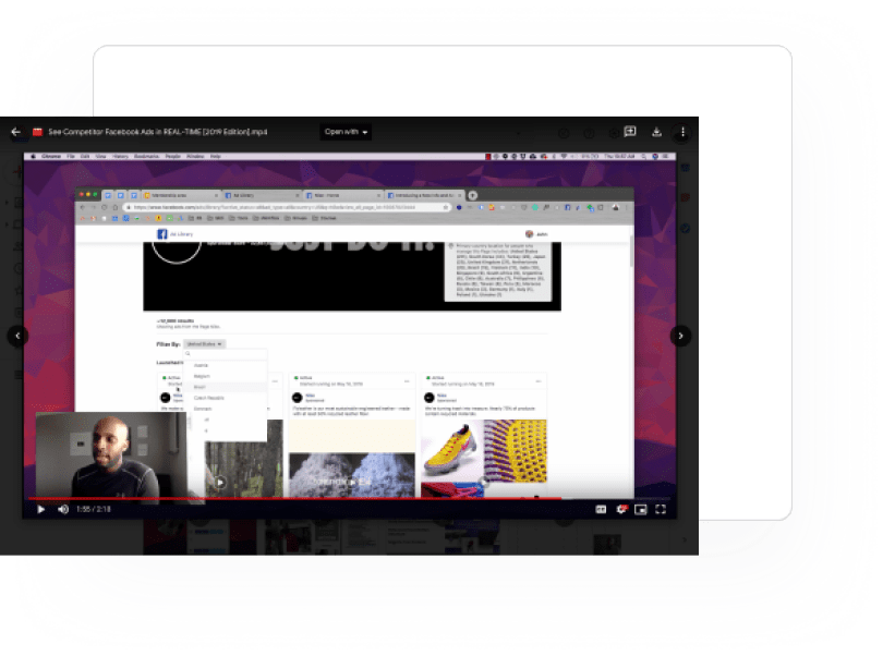 Screenshot of John D.Saunders giving a training presentation on Loom video