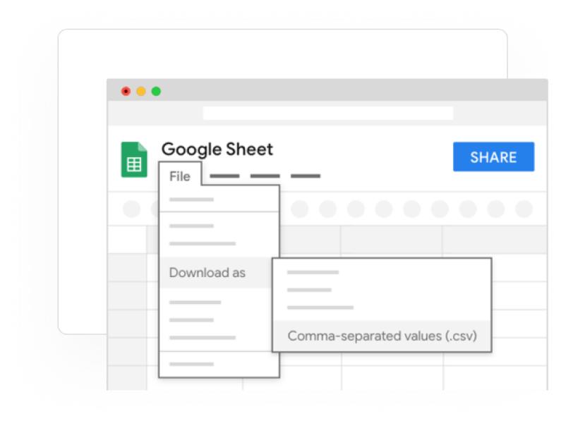 Google Sheet screenshot image