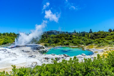 View of Rotorua (Tauranga), New Zealand