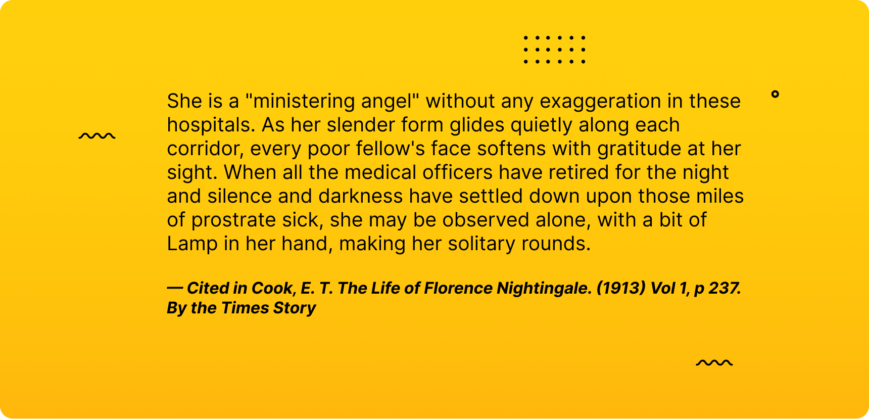 The Times story about Florence Nightingale