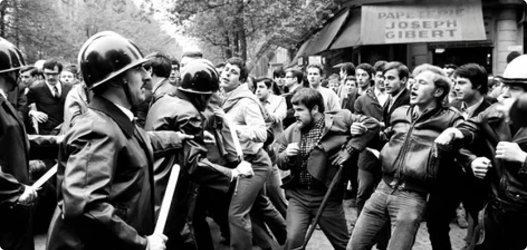 May 1968, France witnessed a time of civil unrest