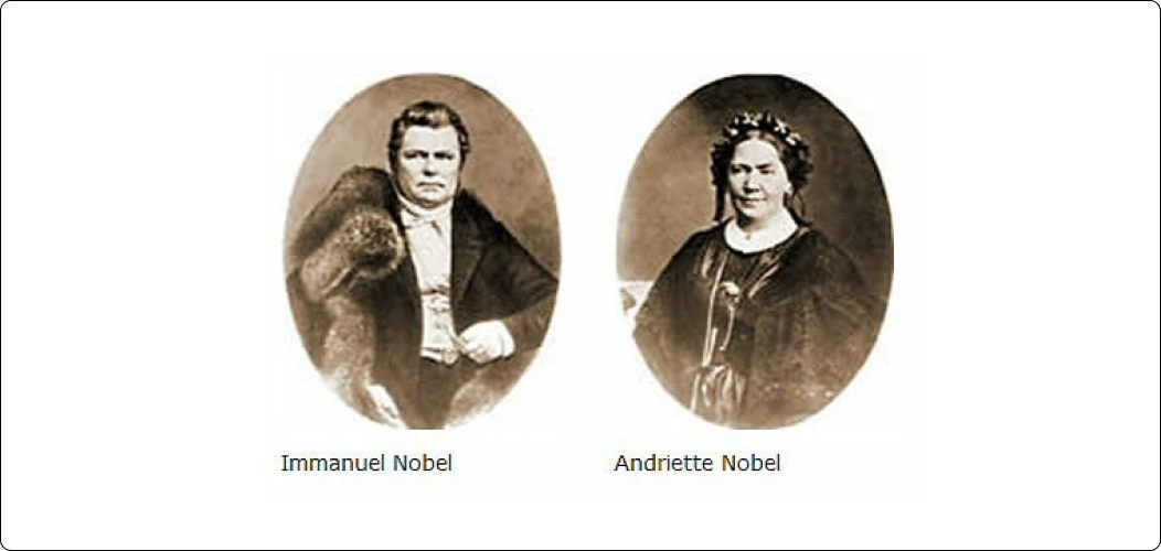 Immanuel Nobel and Caroline Andrietta Ahlsell