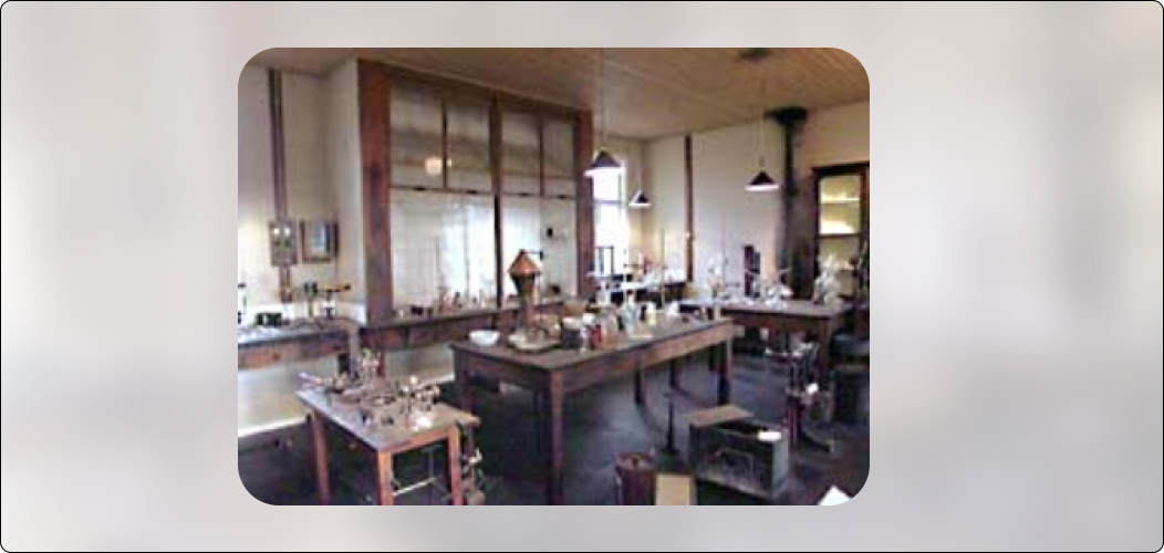 Alfred Nobel’s laboratory in Bofors, Sweden