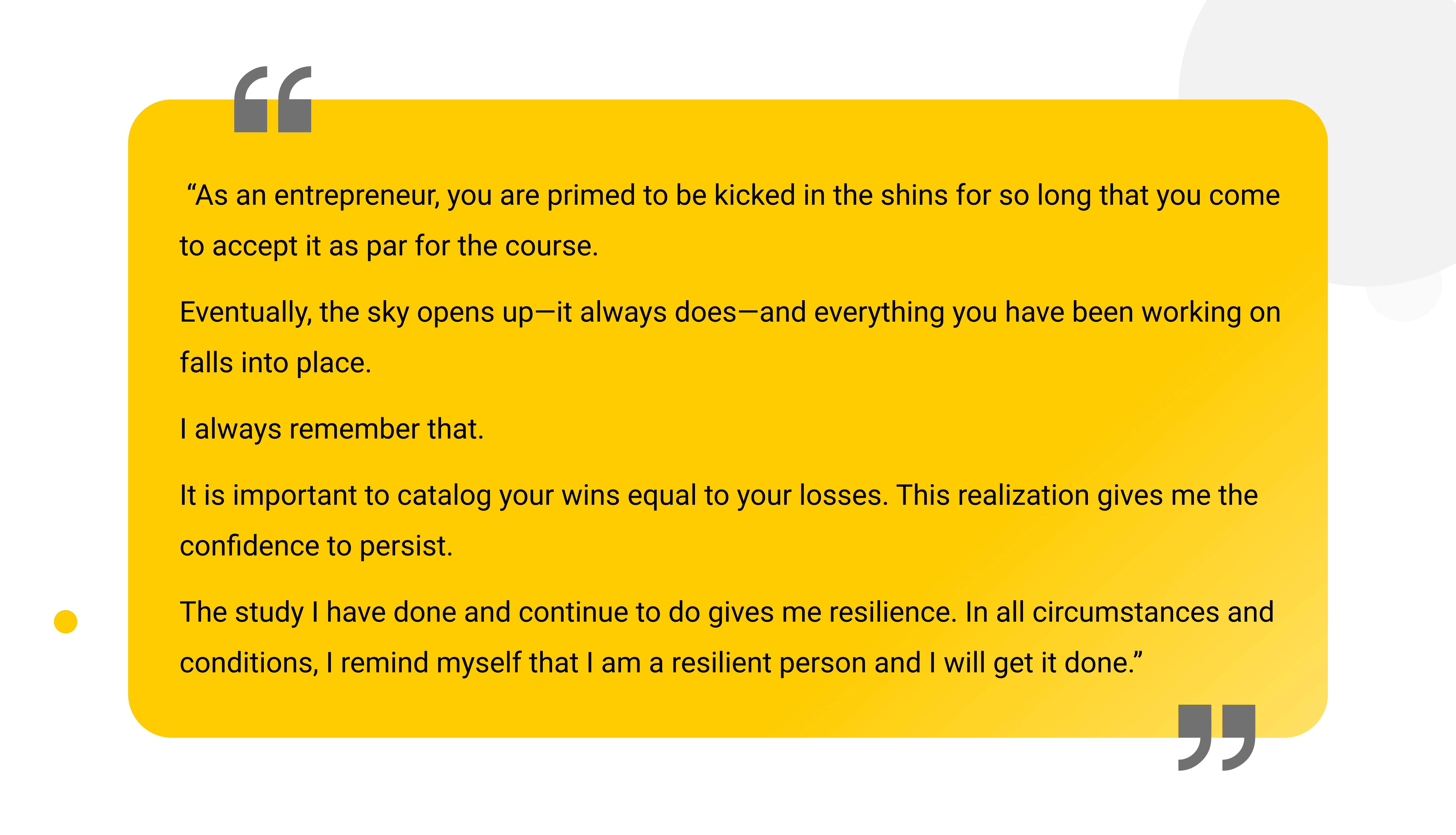 This is what Hamet Watt exactly did–making ideas into actions.