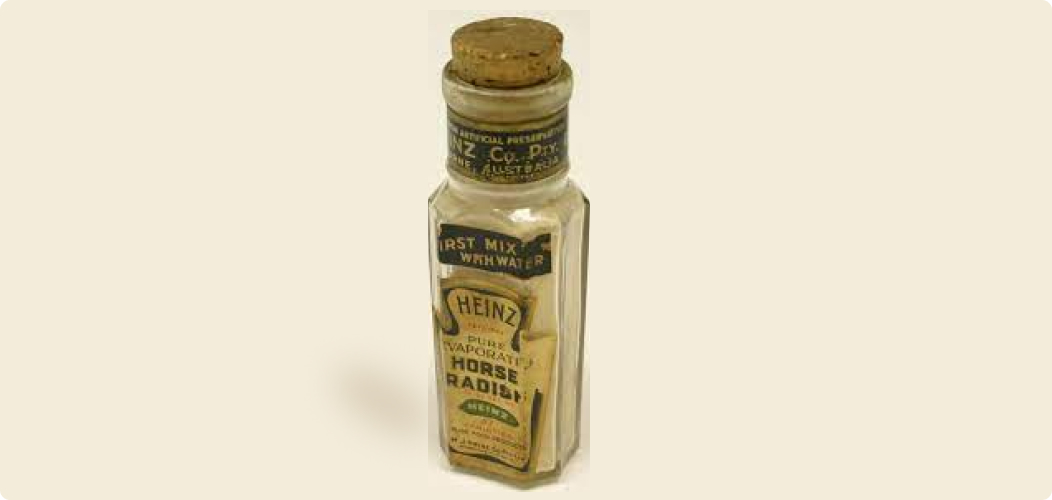 Henry John Heinz's bottled horseradish