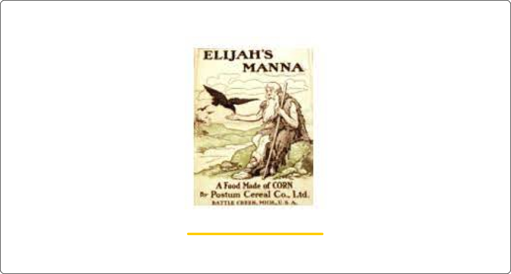 Elijah’s Manna