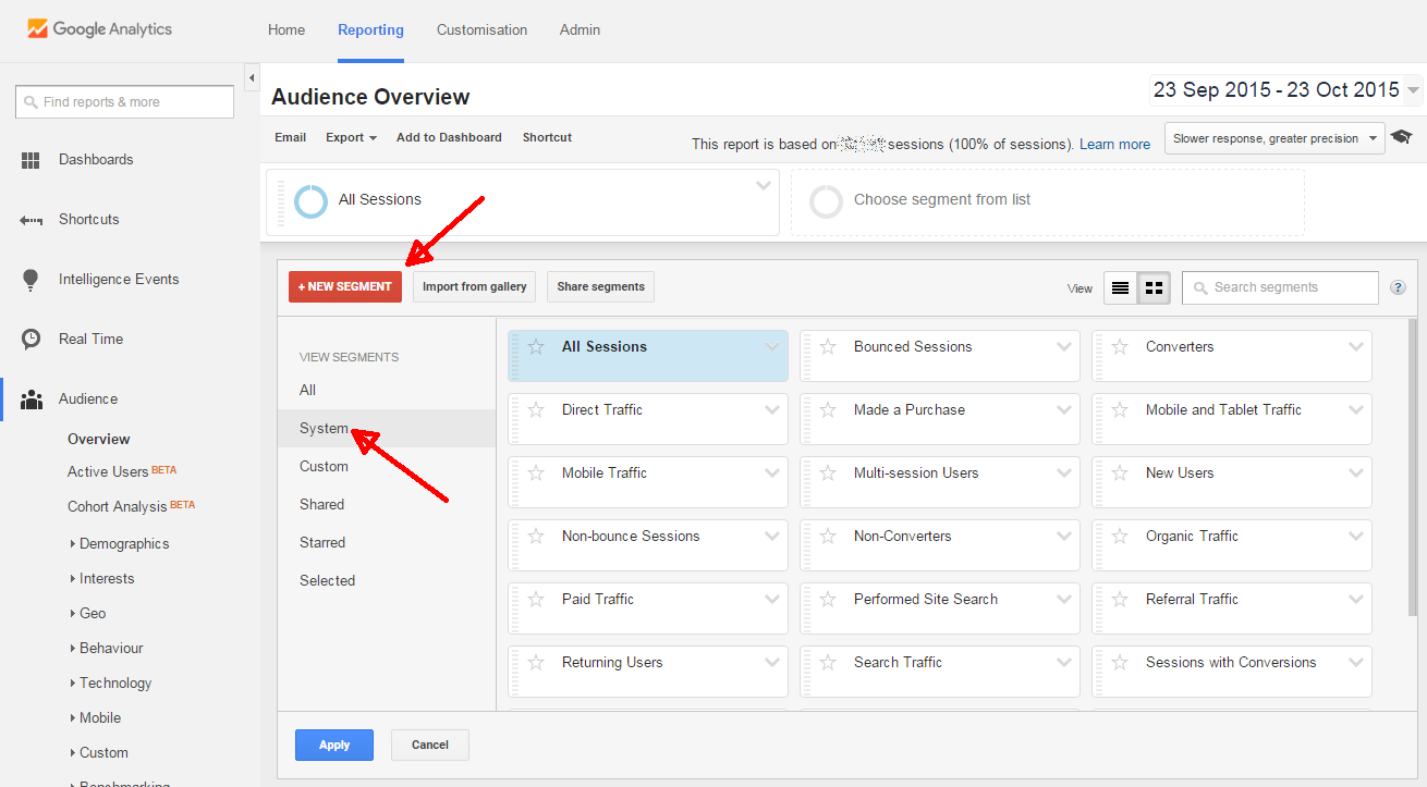 Google Analytics Audience