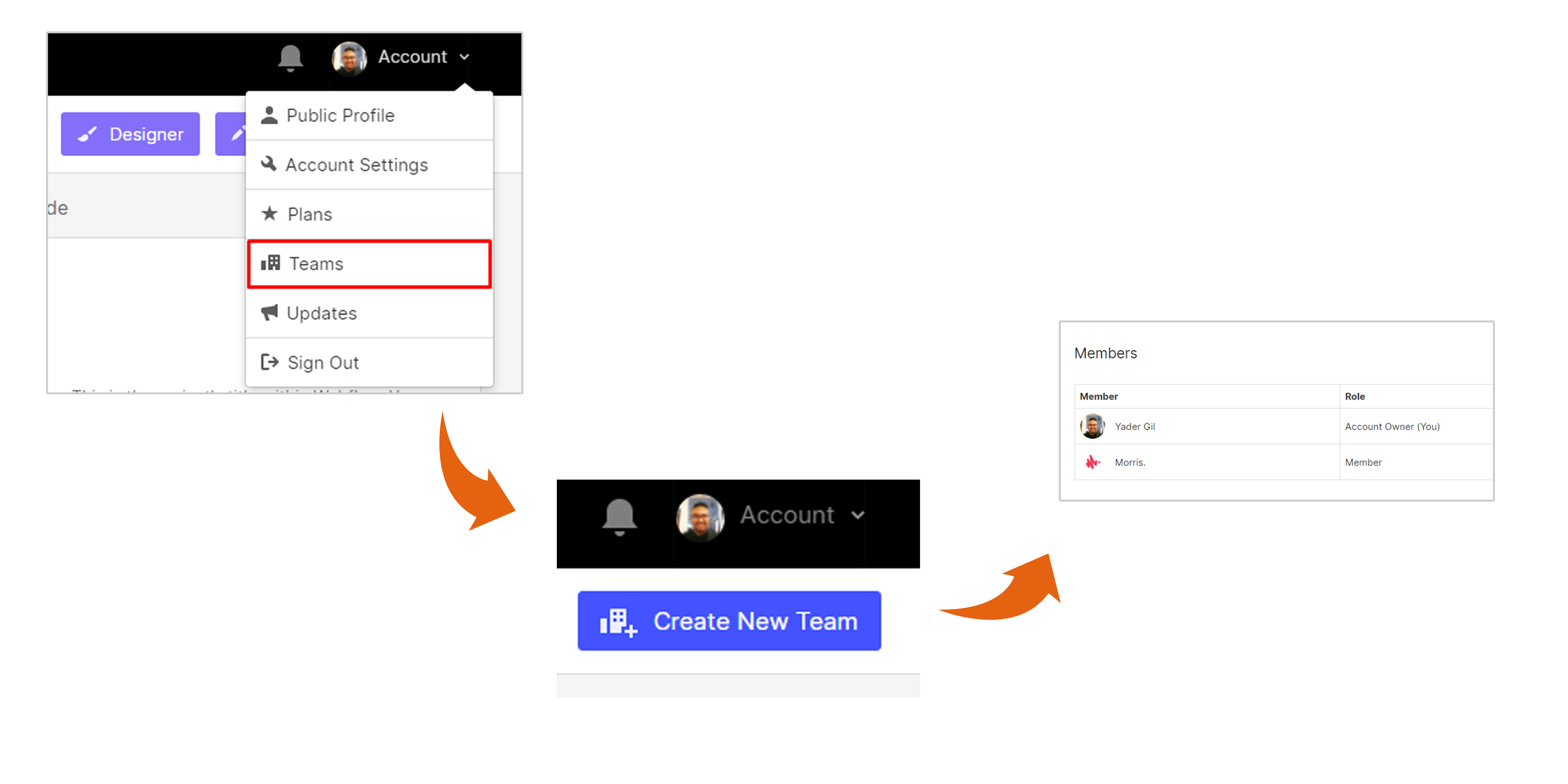 Webflow Setting