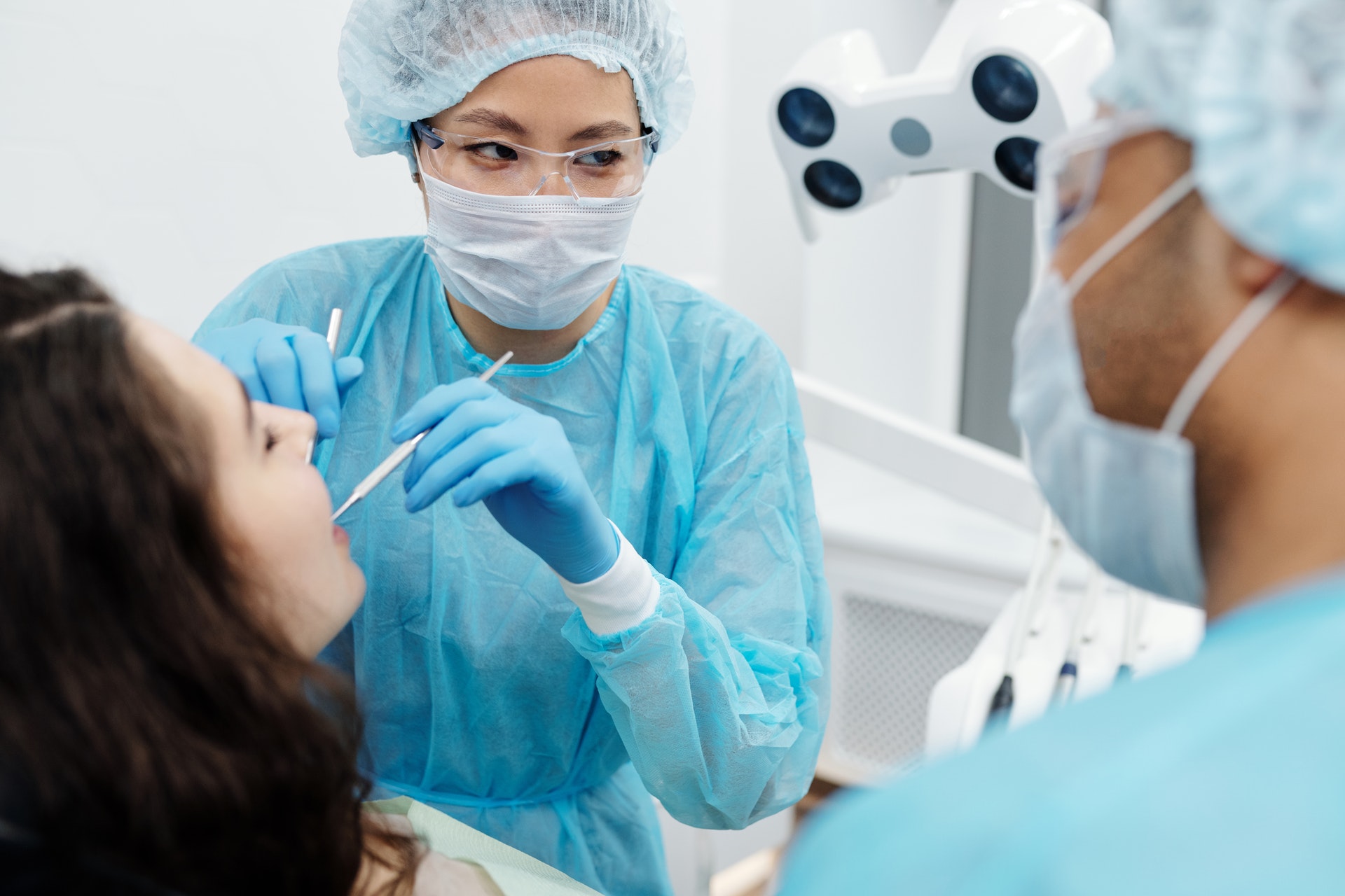 patient getting all on 4 dental implants NY