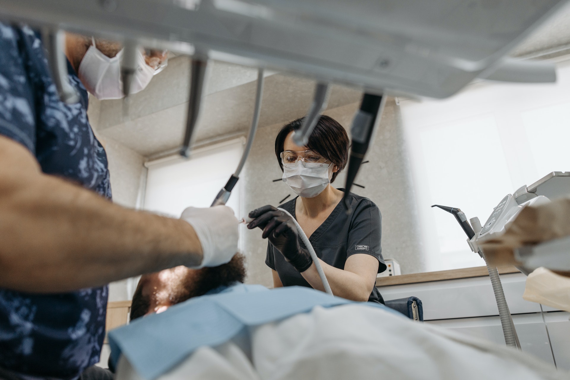 patient getting all on 4 dental implants NY