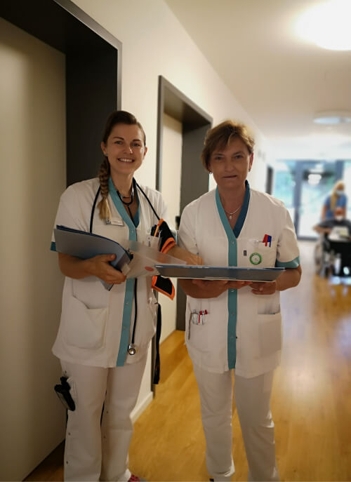 Pflegekräfte der Klinik Dr. Franz Dengler