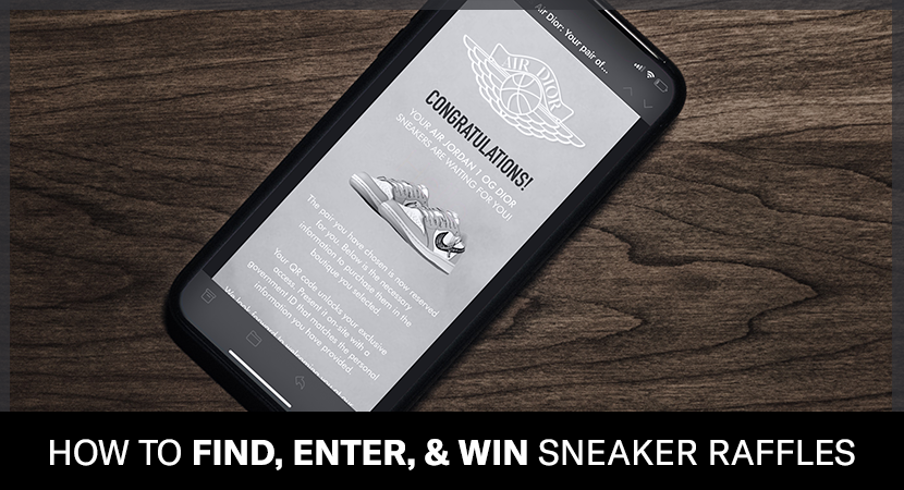 How To Find Enter And Win Sneaker Raffles Sneaker News