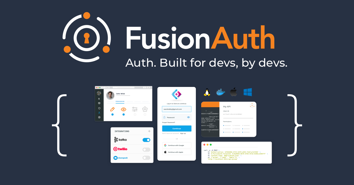 Auth. Built for Devs, By Devs - FusionAuth